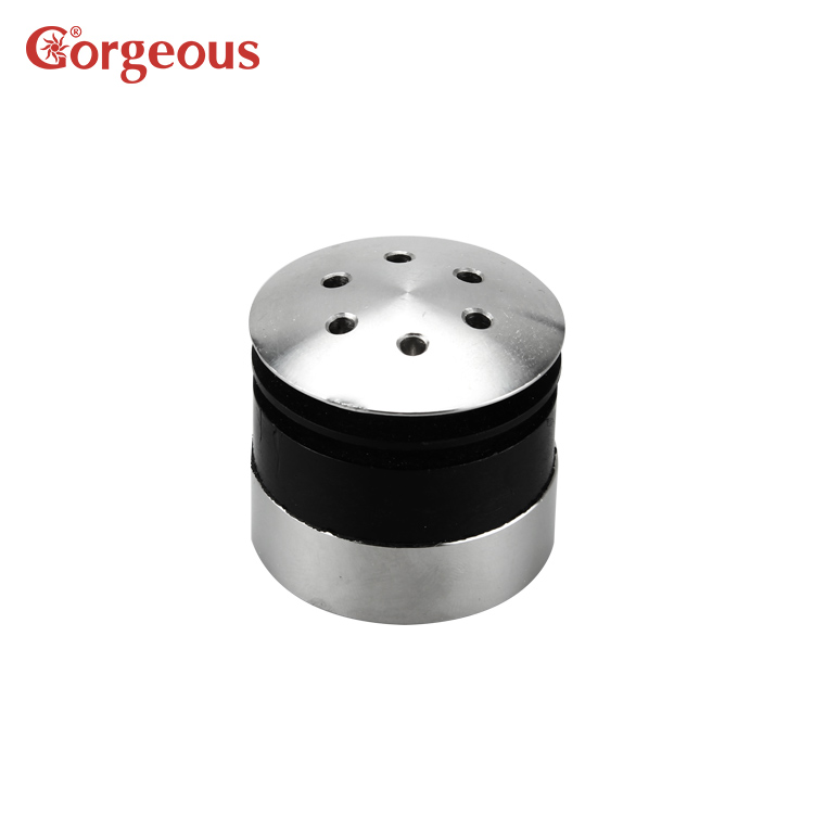 round glass standoff fitting