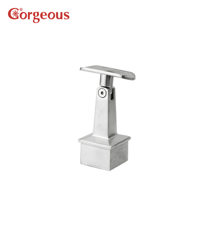 Square Tube Handrail Bracket - 304 Stainless Steel - C6011