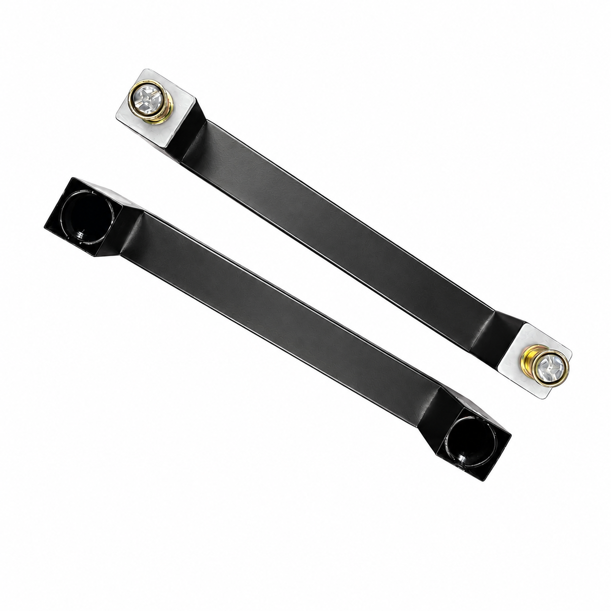 matte black glass shower door handles detail