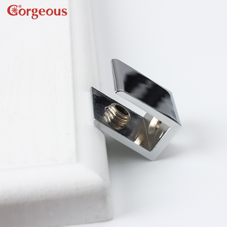 zinc alloy glass shelf support