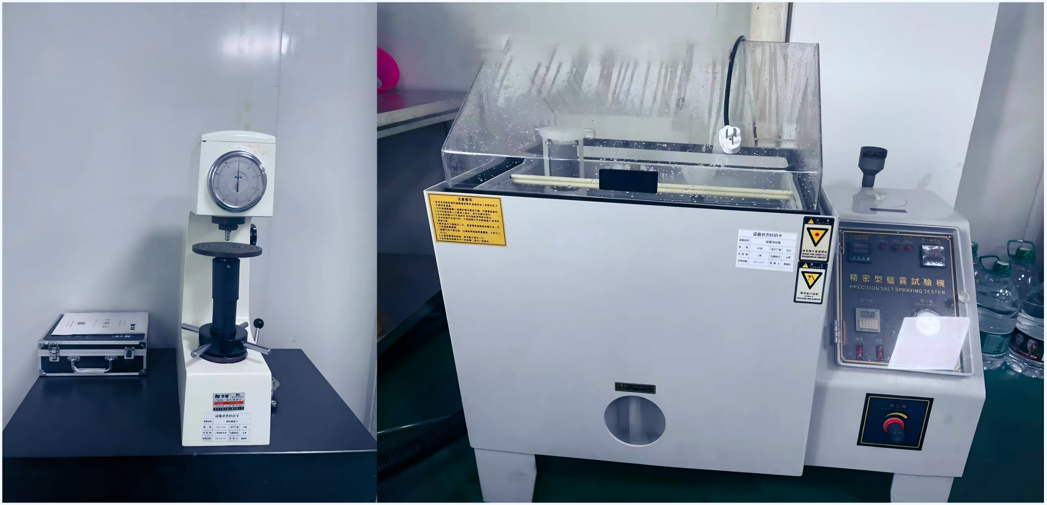 hardware factory in house standardized quality testing lab