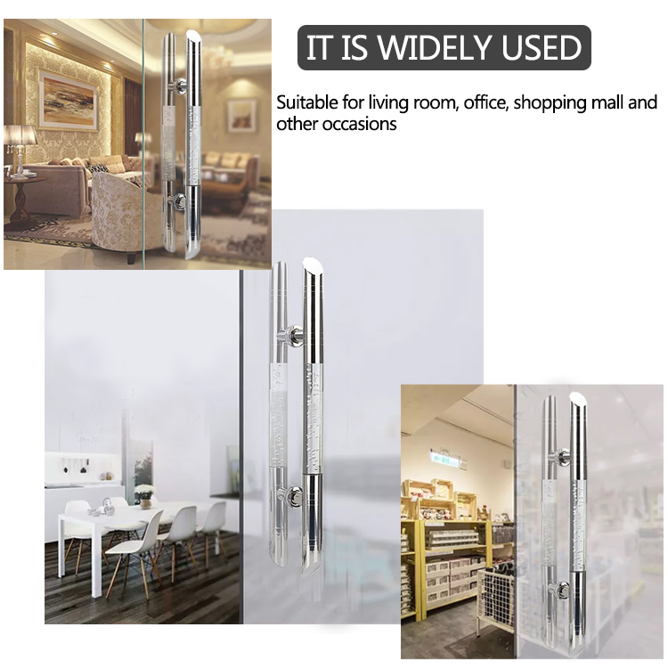 sliding door handle fixing parts installation detail