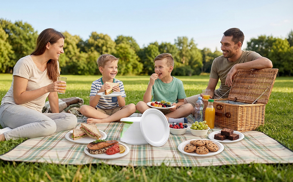 platos compostables