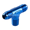 SUMEICHI High Performance Forged 3 Way Male AN6 Fitting to 1/4''NPT Tee Adapter Fitting