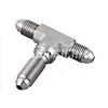 SUMEICHI -3 Thread AN3  Stainless Steel Male Tee Bulkhead T Flare Block Fuel Oil Hose Union Fitting Adapter