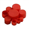 SUMEICHI Round Tubing End Cap Plug Plastic Insert Plugs for Fence Post Pipe Cover Tube Chair Black