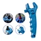CP Racing Part an Fitting Hose Wrench Adjustable 3AN-12AN Aluminum Black Blue