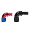 CP Racing Part 6AN 8AN 10AN 12AN 90 Degree Push Lock Fitting One Piece Full Flow Hose End