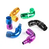 SUMIECHI Aluminum Full Flow Swivel AN Fittings for CPE Hose AN3 AN4 AN6 AN8 AN10 AN12 AN16 AN20