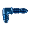 SUMEICHI Racing Parts Aluminum AN3 90° Bulkhead Flare Adapter Fittings Black Blue Part