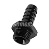SUMEICHI Auto Part M12*1.5 Male to 5/16" Barb Fuel Oil Pump Inlet Straight Fitting Barb Fitting Bare with Aluminium Washer