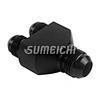 SUMEICHI Universal Y Adapter Block Male AN12 to 2XAN10 Hose Fitting Aluminum Alloy Adapter Oil Pipe Joint