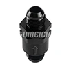 SUMEICHI Black Aluminium -10 an to AN10 Flare Inline Check Valve with Spring Design Inside Parts, Non Return One Way