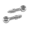SUMEICHI Racing Part Stainless Steel Straight Banjo AN3 Fitting Hose Ends Brake Fitting Adapter