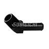 SUMEICHI 1/2 NPT Male to 5/8 Hose Barb Fitting Adapter 45 Degree Elbow Aluminum Black