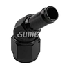 SUMEICHI Forged 45 Degree Female AN8 to 1/2'' Barb Adapter AN6 AN8 AN10 AN20 Aluminum Hose Barb Fitting