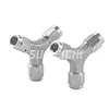 SUMEICHI Stainless Steel AN3 Y Block High Performance Forged Y Fitting 3 Way Female Brake Fittings
