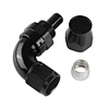 CP Racing Part 4AN 6AN 8AN 10AN 12AN 90° PTFE Full Flow Hose End Fitting Swivel for PTFE Braided Hose