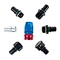 CP Car Modification Parts Straight Quick Release CPE Hose Ends AN4 AN6 AN8 AN10 Tool Free One Hand Operating with Adapters