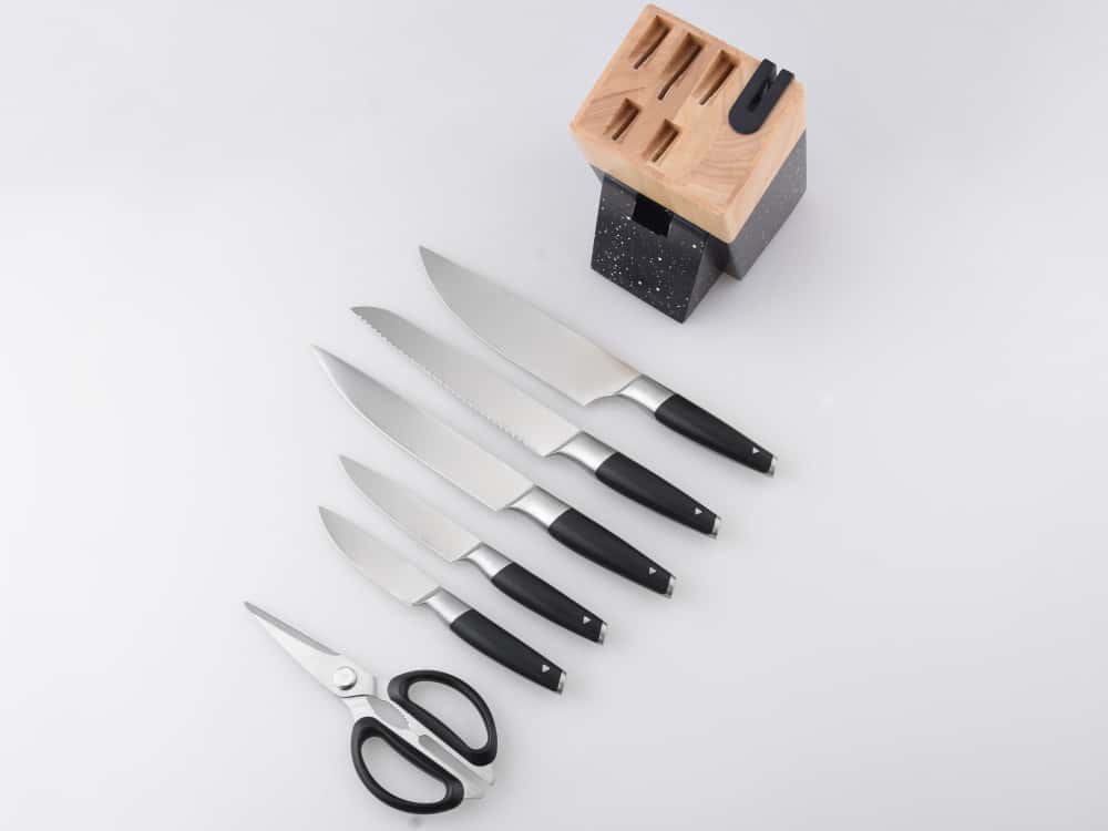 Professional restaurant kitchen knife set