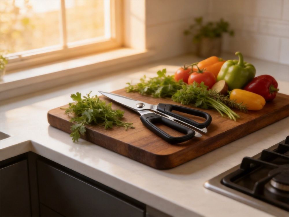 Kitchen scissors guide