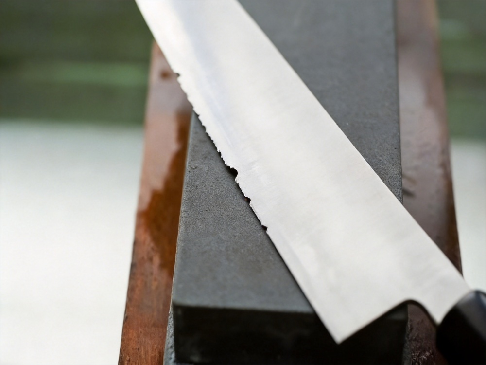 Chipped Kitchen Knife Edge