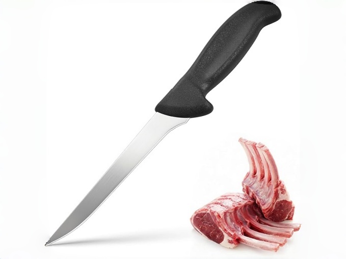 Professional stainless steel boning knife