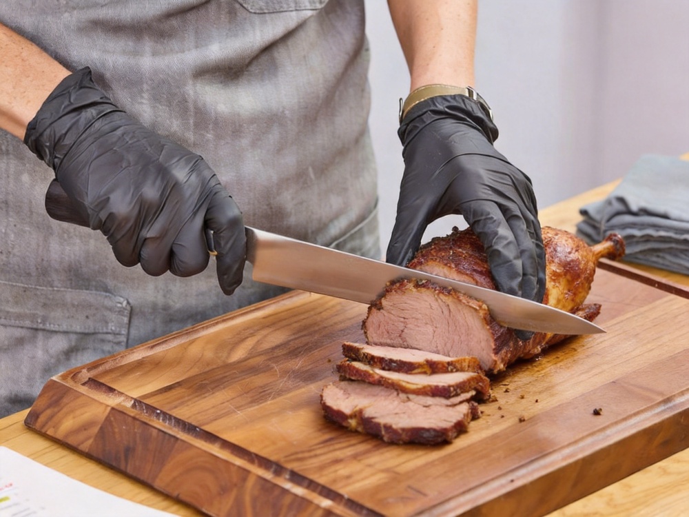 Carving knife used for turkey and brisket