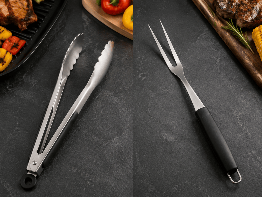 BBQ tongs and BBQ fork comparison