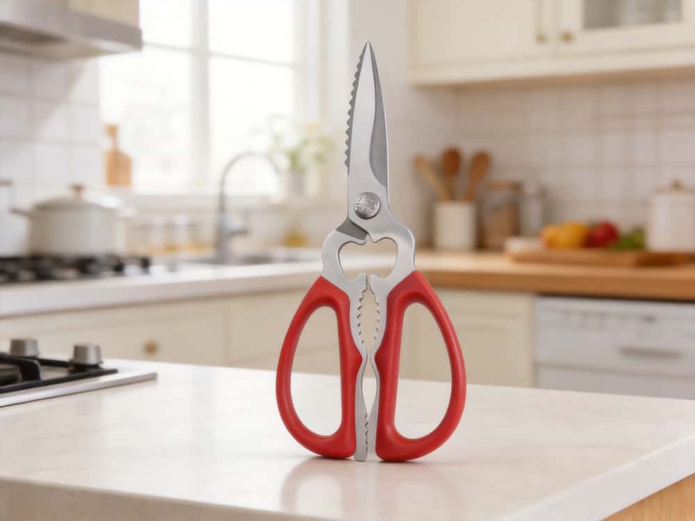 Heavy duty stainless steel kitchen scissors