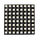 Bendable 8x8 Copper SK6812 RGB LED Dot Matrix P10 Programmable App & for Control IP33 64LED/M Black PCB Led Board