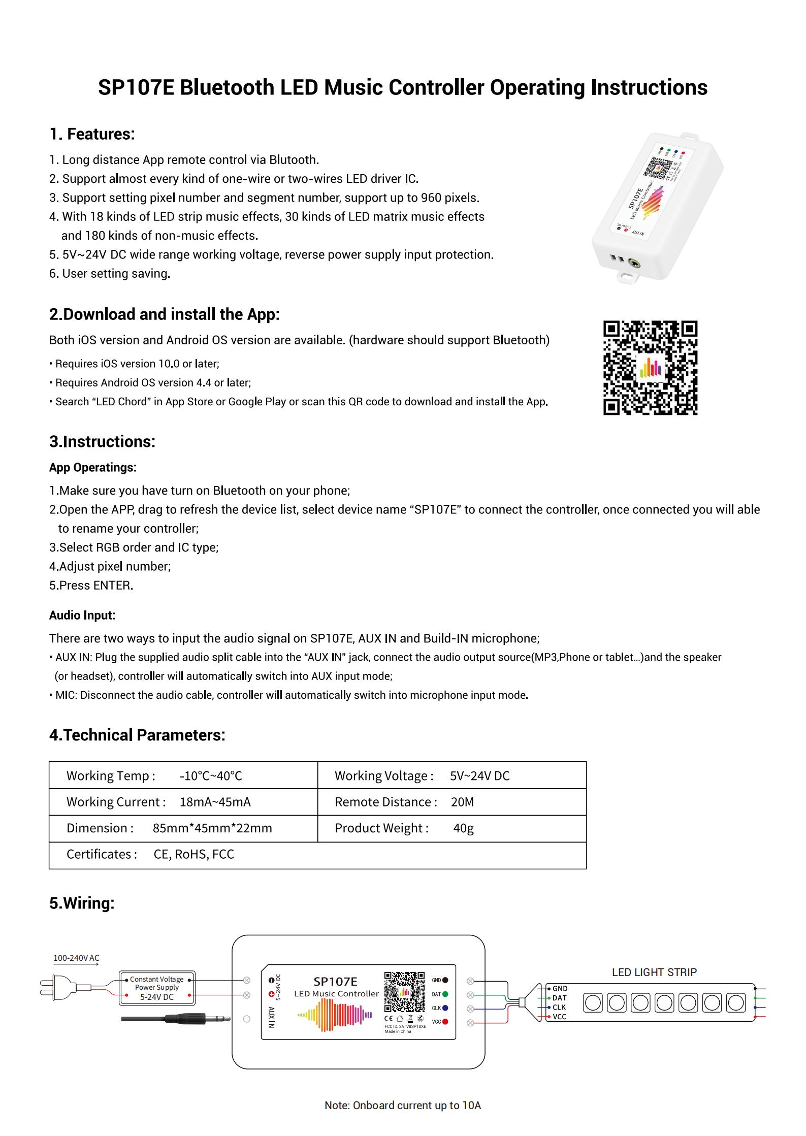 Sp107e controller