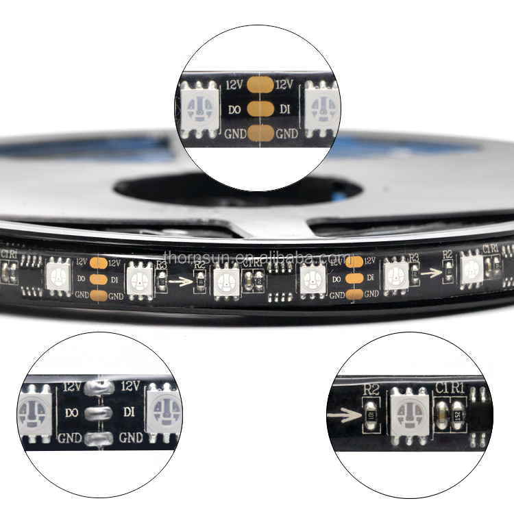 RGB SM16703P WS2811 pole whip