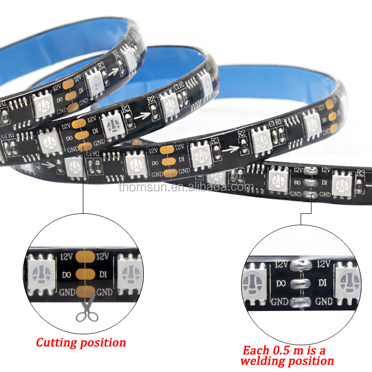 RGB SM16703P WS2811 pole whip