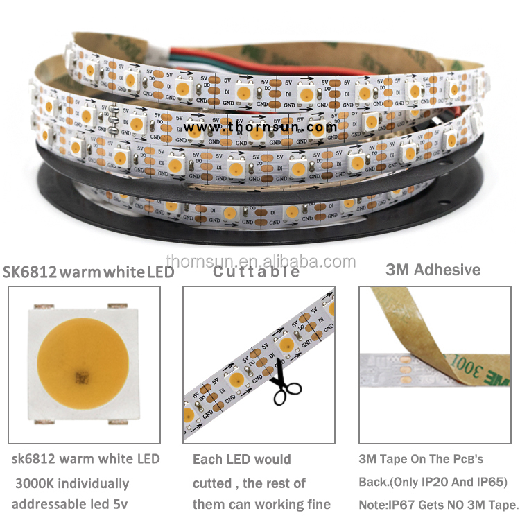 sk6812 white cct wwa led