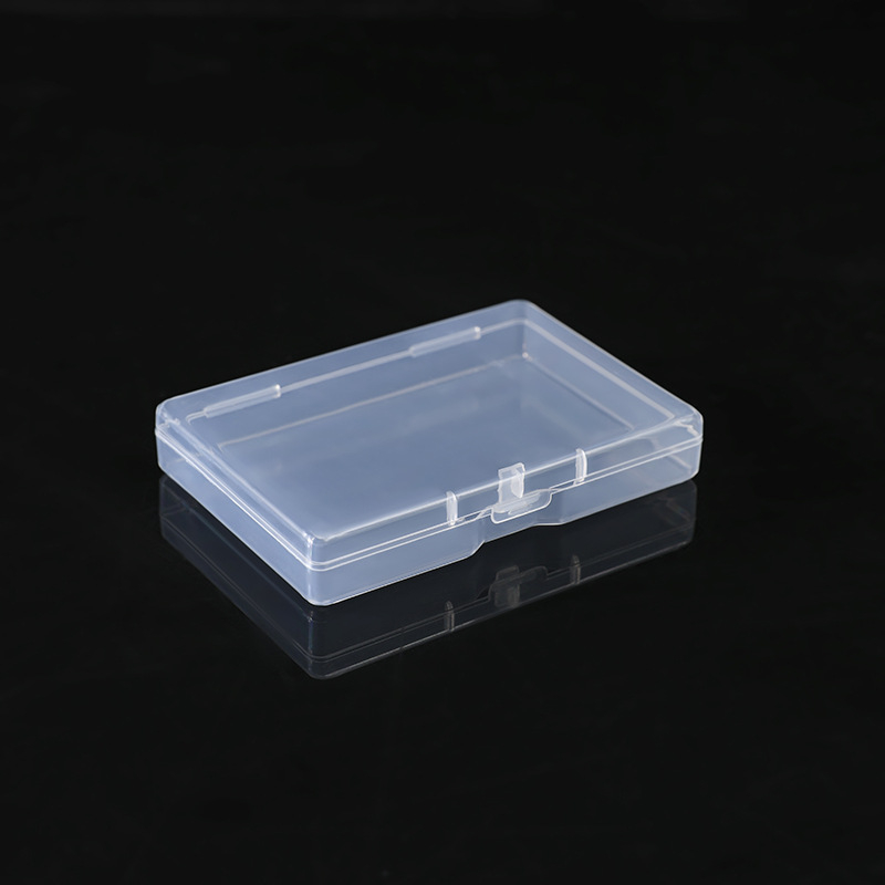 Rectangular PP Transparent Plastic Business Card Box, Playing Card Fishing Gear Card Box, Spare Parts Plastic Packaging Box, Card Box