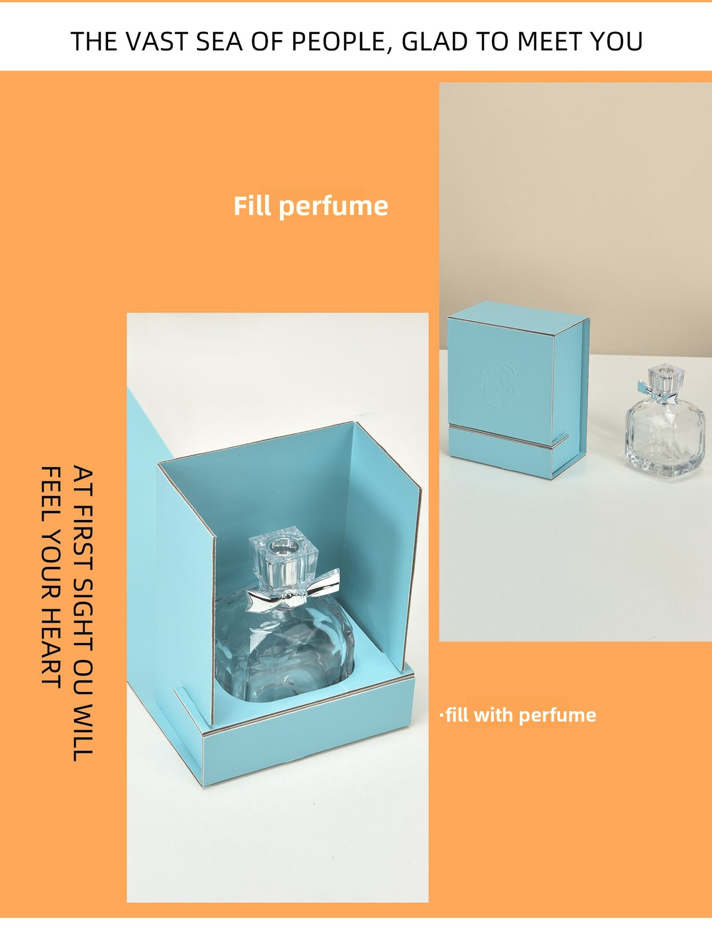 Tiffany Blue Perfume Folding Box -