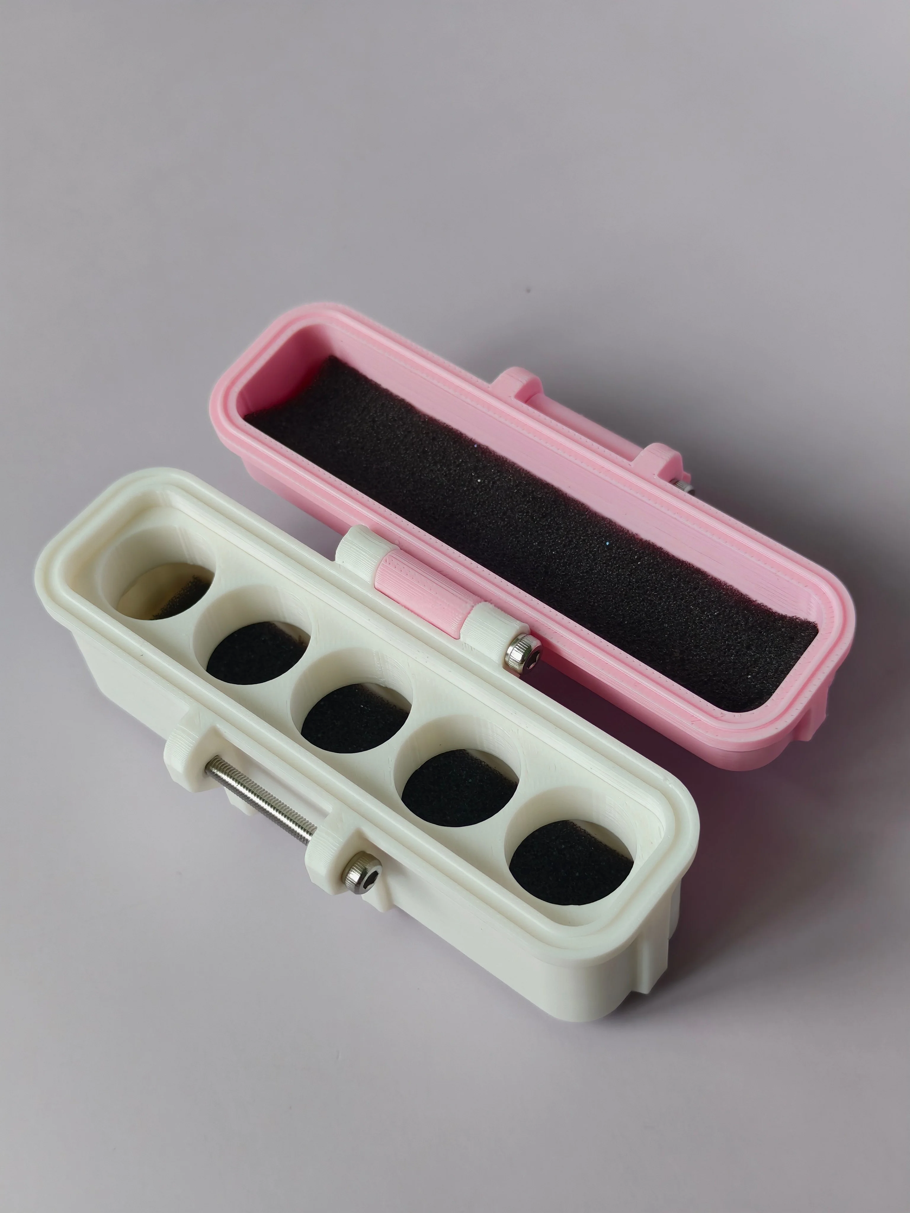 3ml 5-Pack High-End Custom Peptide Bottle Storage Box, with Shockproof and Refrigeration Function, Suitable for Small Bottle Packaging Travel Storage Case
