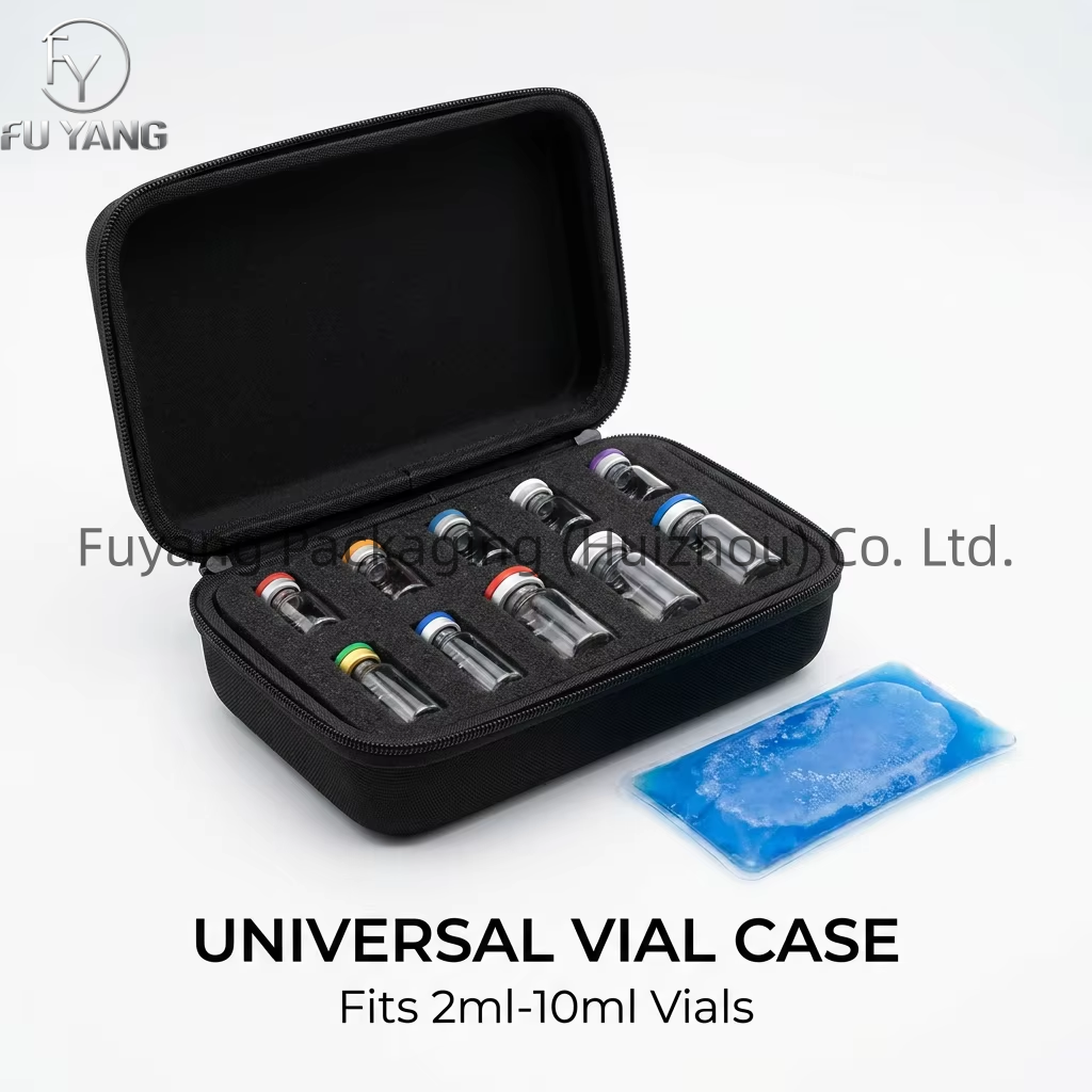 Custom Hard EVA Insulin Vial Storage Box with Foam Insert