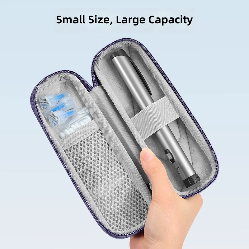 EVA portable insulin storage bag, medical medicine cooling case, outdoor portable ice pack, portable foldable