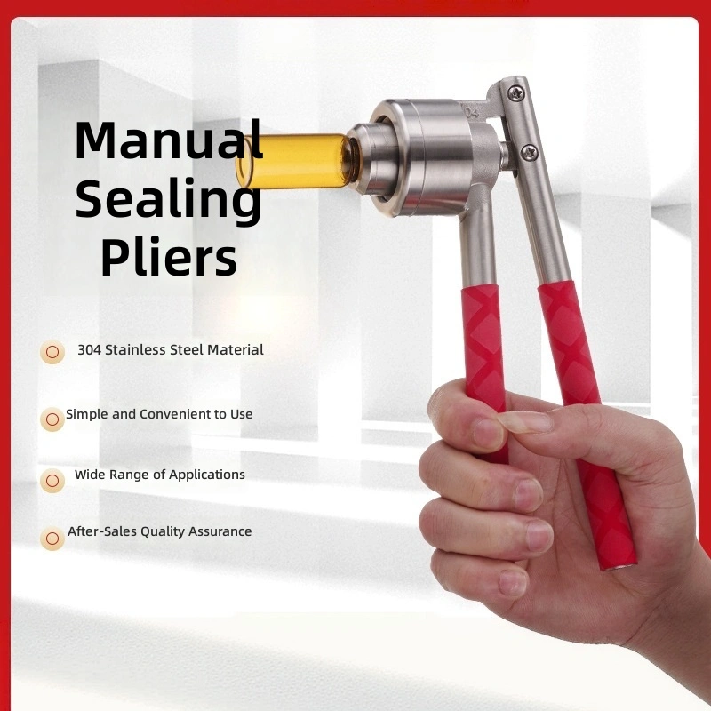Factory direct sale vial crimper, oral liquid bottle sealing pliers, aluminum-plastic cap infusion bottle crimping pliers, stainless steel capping machine