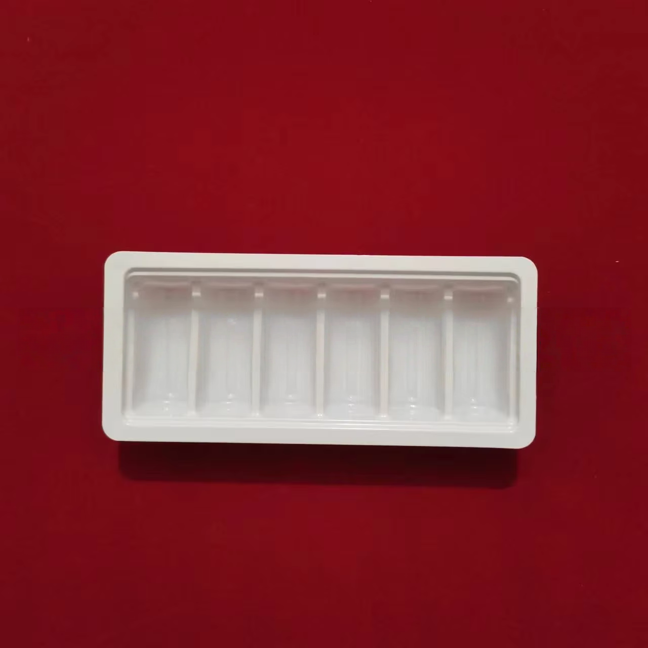 PVC Disposable Blister Packaging Tray for Freeze-Dried Powder 3ml 6 Vials Syringe Custom Packaging Plastic Box Peptide case
