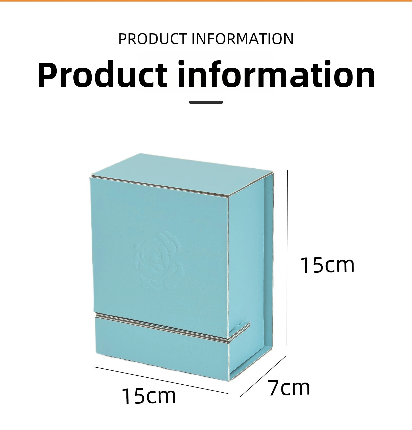 Tiffany Blue Folding Perfume Box Dimensions: 15cm x 15cm x 7cm