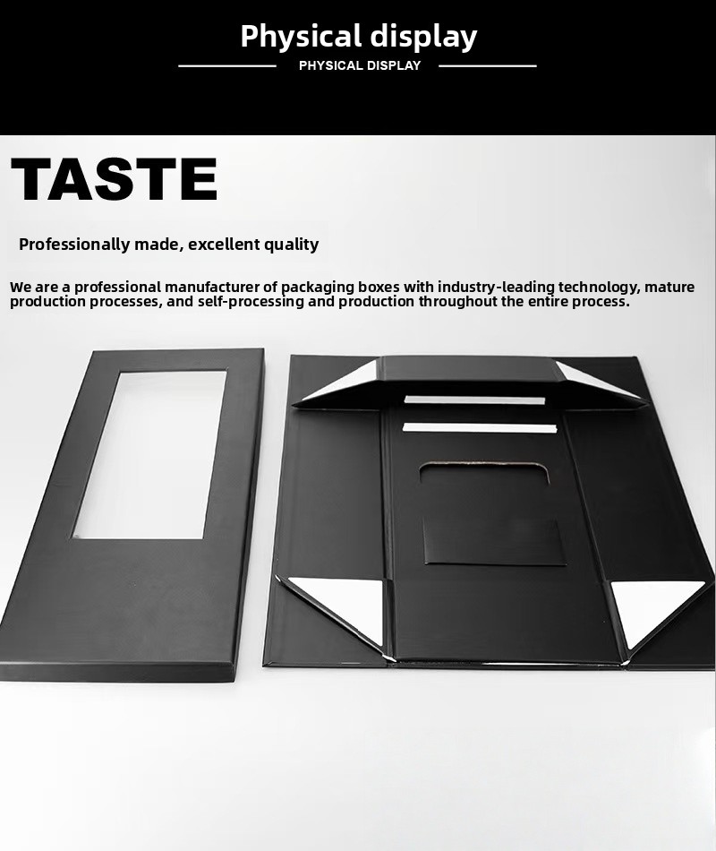 Black packaging box physical display - Professional manufacturer, industry-leading technology, mature production process