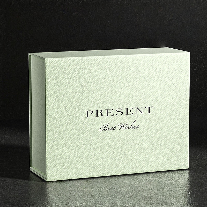 Elegant light green HC.PRINTERS gift box with