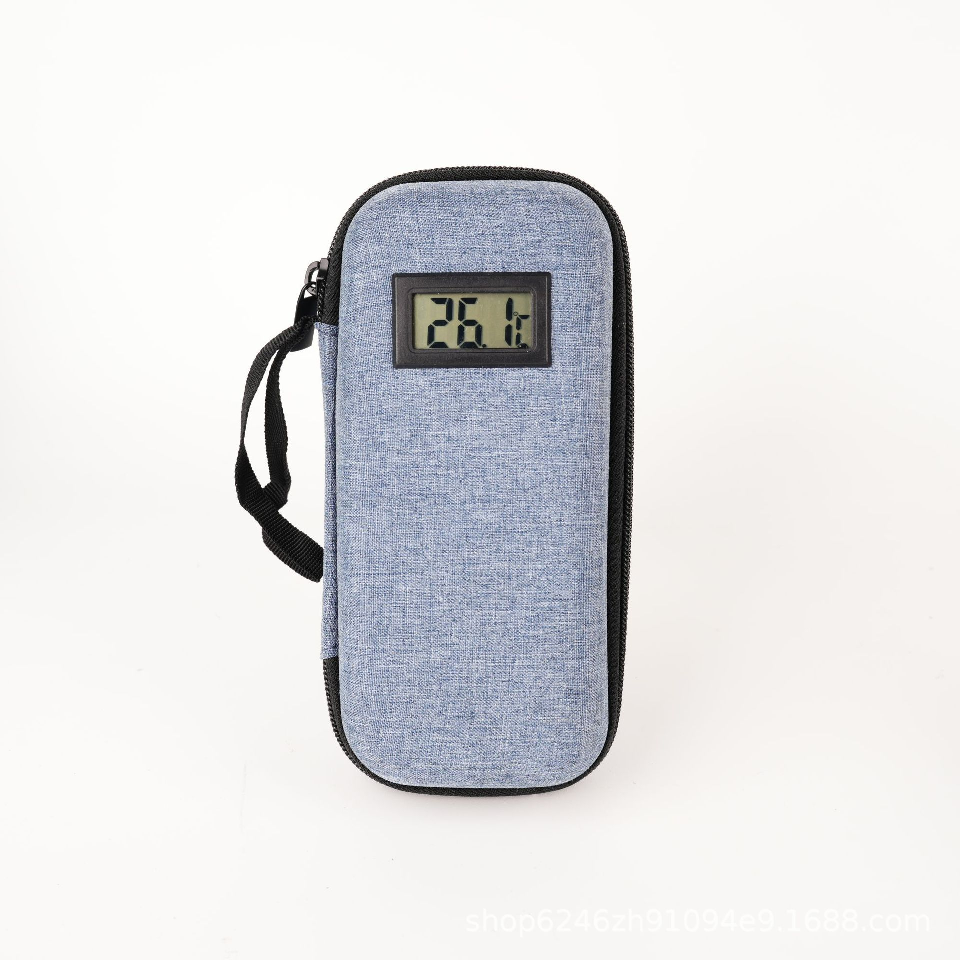 Factory direct supply insulin bag with temperature display, best-selling insulin refrigerated storage box, portable EVA outdoor refrigerated storage bag, small size insulated bag