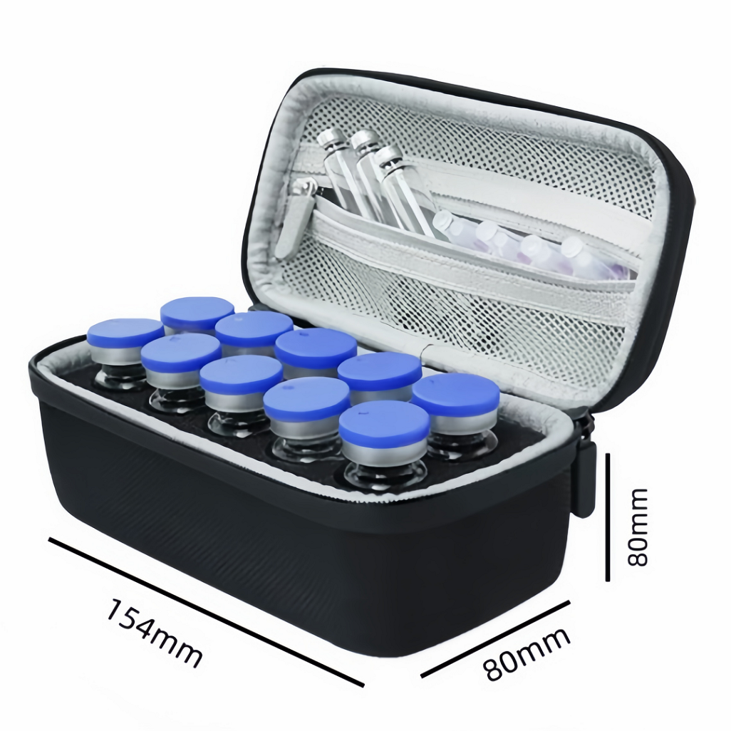 Custom Soft Lining EVA GLP-1 Medication Travel Case | FY Packaging