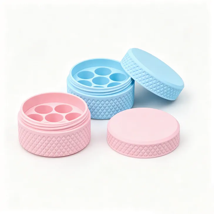 Round peptide packaging box, 3ml 7-piece peptide packaging box, customizable in size and color, brand logo can be printed