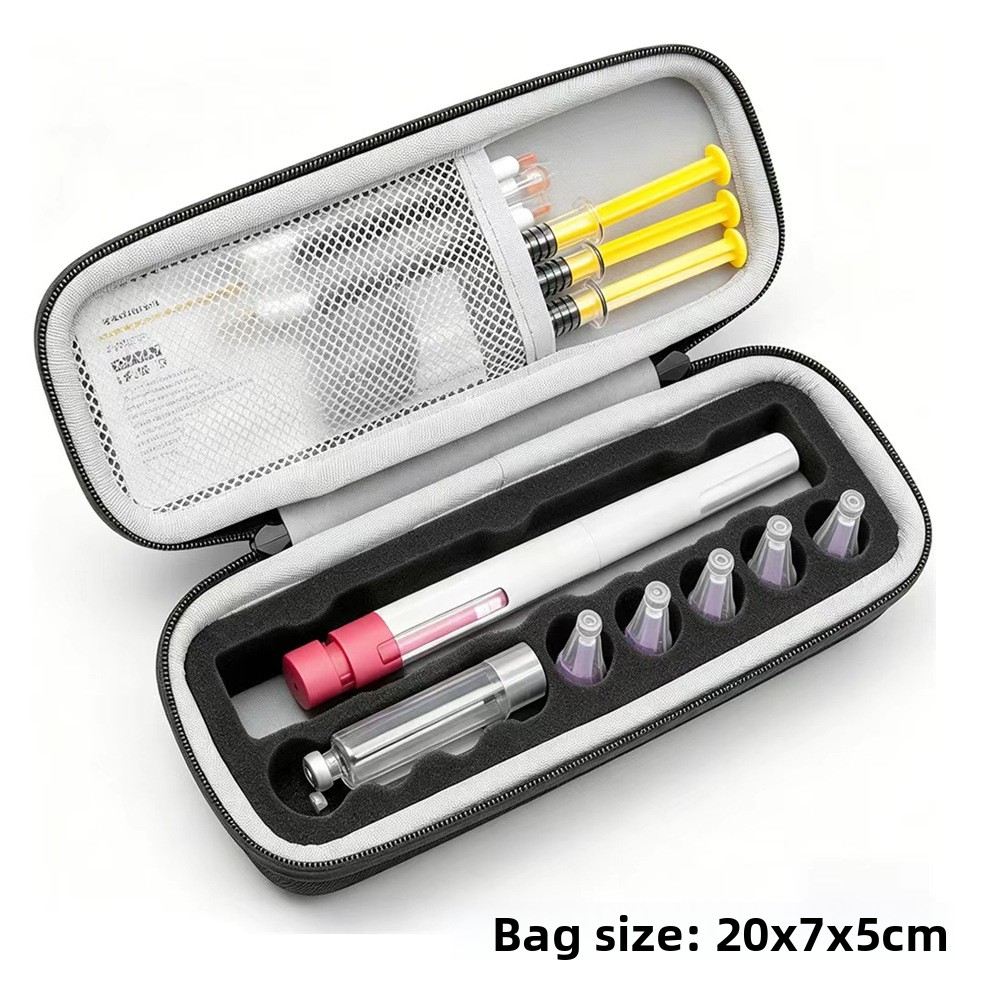WholesaleLarge Capacity Peptide Case Insulin Storage Box Travel Medical Vial Organizer Cooling Medicine Bag Shockproof Container