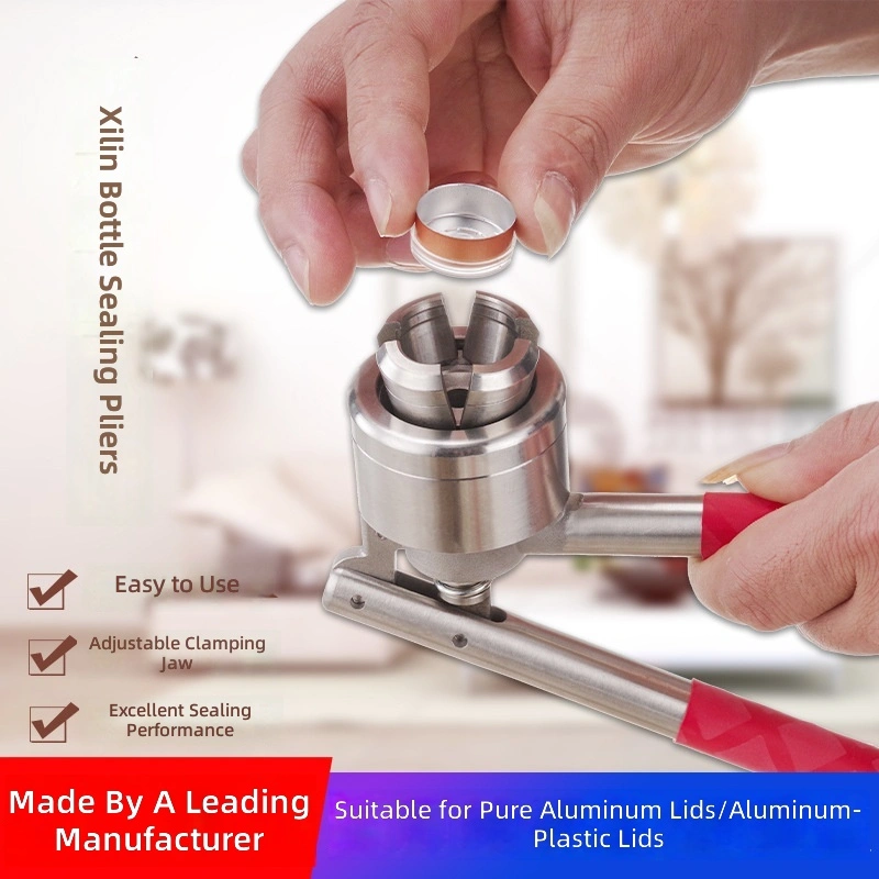 Factory direct sale vial crimper, oral liquid bottle sealing pliers, aluminum-plastic cap infusion bottle crimping pliers, stainless steel capping machine